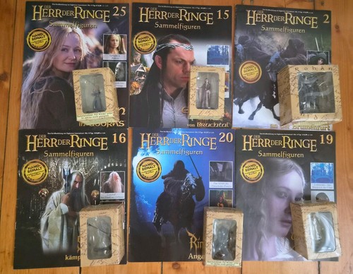 Herr der ringe sammelfiguren - ringe,