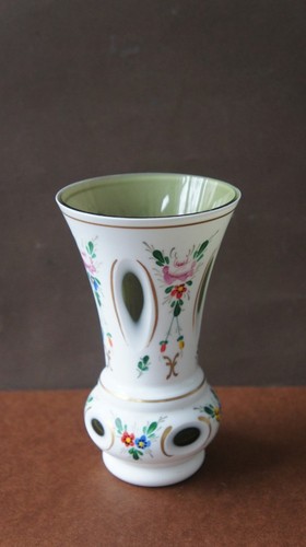 Vase böhmen glas - böhmen,
