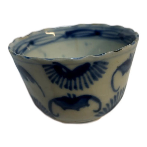 Chinese tea bowl blue - tea, blue-white