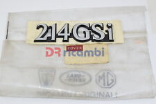 Logo Emblem Initialen Modell Rover " 214 Gsi " DR0524