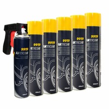 Unterbodenschutz 6 X 650 ml Unterboden Schutz Spray MANNOL mit Pistolengriff