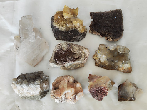 Konvolut mineralien teilweise - konvolut,
