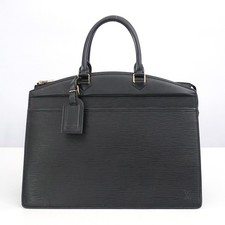 LOUIS VUITTON LV Epi Riviera M48182 Handtasche Schwarz Frankreich MI1908 Auth...