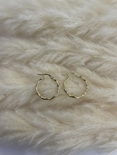 585 Gold Creolen Kreolen Gelbgold!Neue Ohrringe.Neu+Etikett.14KT Gold.Creolen