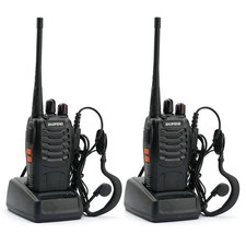BAOFENG 2PCS Walkie Talkie set mit Großer Reichweite 8km Funkgerät PMR 16 Kanäle