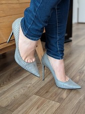 Barbara Bui High Heel Stiletto Leder Pumps Mega Spitz Vero Cuoio Luxus 38