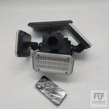 Solarlampen für Außen mit Bewegungsmelder - 296 LED Solar Strahler 3500LM 7000K 