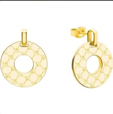 ohrringe wolfgang joop ohrstecker  silber vergoldet gold plattiert wie neu