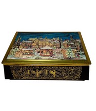 Lebkuchendose Nürnberg – Christkindlesmarkt – Weihnachts-Sammlerdose Blech