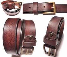 Ledergürtel Herren 3,6 cm Breit und 4 mm Dick/ 108 bis 135 cm(B)