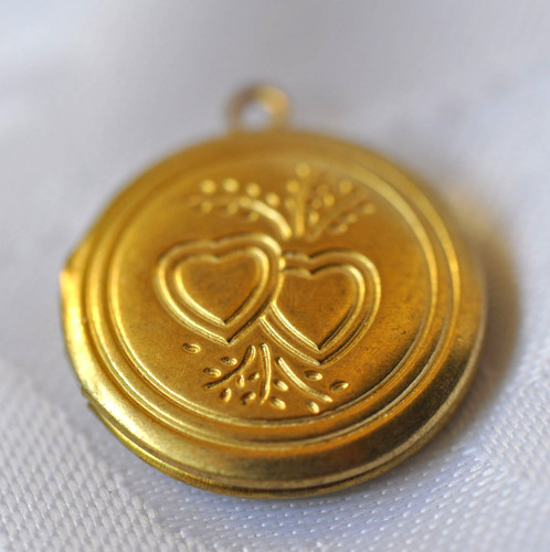 Kleines rundes medallion herz - rundes,