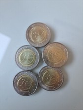5 Münzen , 2 Euro - Münzen
