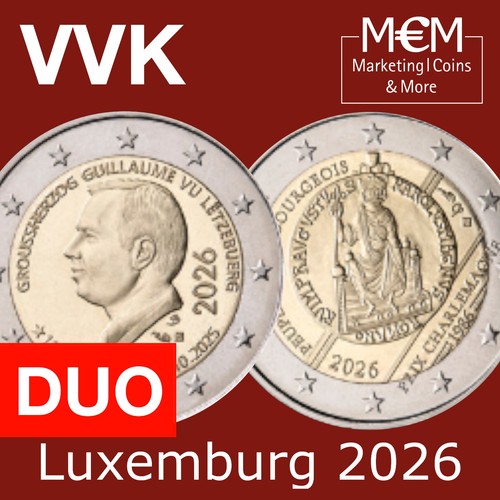 Luxemburg 2026 2x - luxemburg, euro