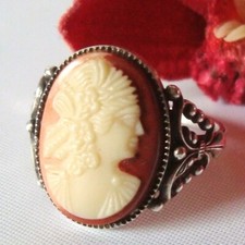 Toller Gemme Ring Silber 900