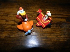 Gustav Gans im Flugzeug vintage 80er u. Snoopy im Haus Flugzeug Raritäten U.F.C.