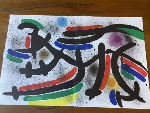Original lithografi joan miró - joan,