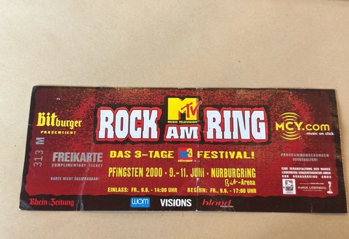 Rock ring freikarte 1x - rock, am