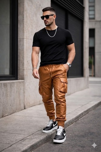 Herren hellbraun echtes
