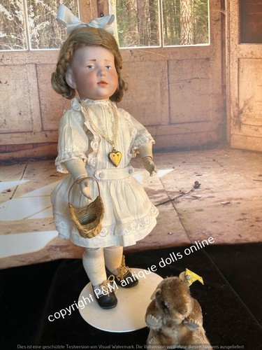 Antike porzellankopfpuppe - antike,