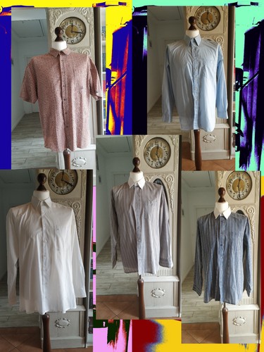 Herren hemden set paket - 5x,
