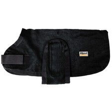 EQuest Hundemantel aus Dralon, schwarz - 35 cm Mantel Hundejacke Wintermantel