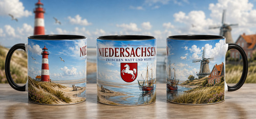 Niedersachsen souvenir tasse - niedersachsen,