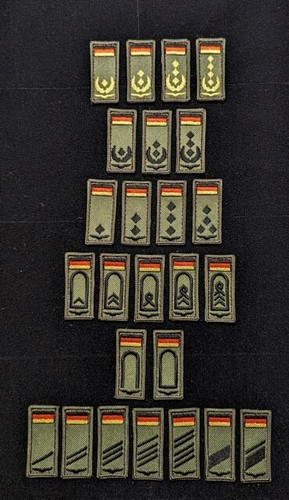 Bundeswehr rangabzeichen x - bundeswehr, 5,0