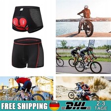 5D Gel Fahrradhose Herren Damen Sitzpolster Radhose Radlerhose Unterhose Pants