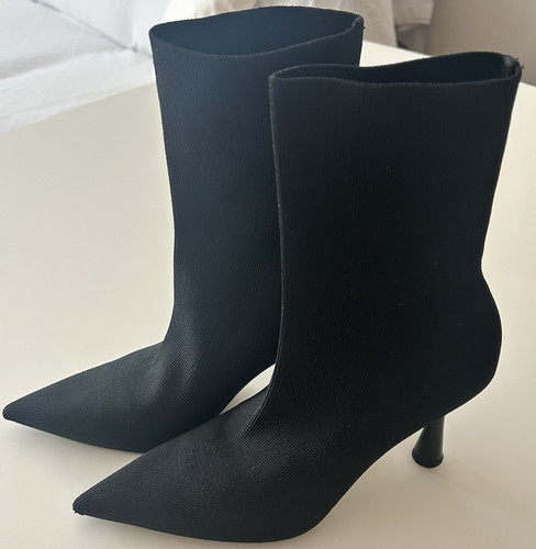 Zara damen stiefelette schwarz - stiefelette,