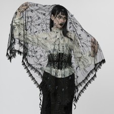 Punk rave spitze schleier - rave,