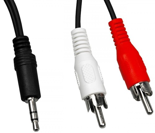 Audio video kabel 5mm - video, 3,5mm