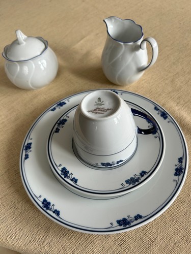 Blaues kaffeegeschirr - blaues,