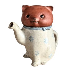 Seltene Katzen-Kanne aus