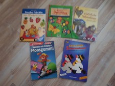 5 Bastelbü.u.a.Ganz große Schneemänner Fensterbilder aus Karton+Basteln nit Moos