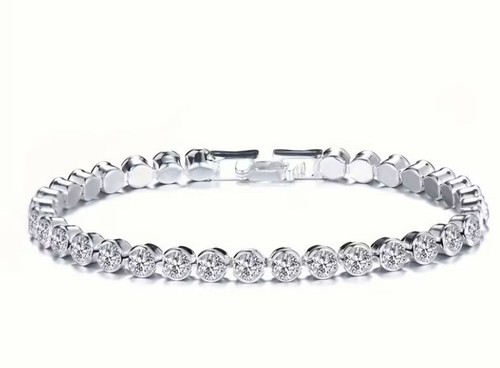 Silbernes armband mit strass - armband,