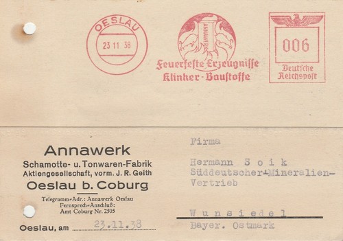 Postkarte freistempler - **,