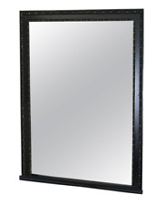 ATEMBERAUBENDER RIESIGER VIKTORIANISCHER SPIEGEL ORIGINAL QUECKSILBERPLATTE GLAS HANDGESCHNITZTER RAHMEN