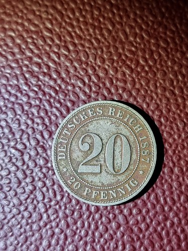 Pfennig 1887 deutsches - 20,