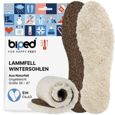 biped Premium Lammfellsohlen
