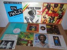 4xMaxis & 7xSingles REGGAE Bob Marley,John Holt,Peter Tosh,Desmond Dekker FOTOS
