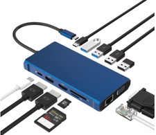 USB C HUB 12 IN 1 | 4K HDMI |
