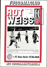 OL 78/79 FC Rot-Weiß Erfurt - 1. FC Union Berlin, 24.02.1979, Cover Odra Opole
