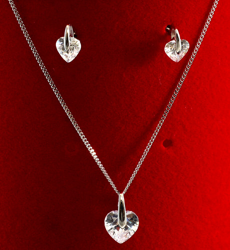 585 weissgold set - 14, karat