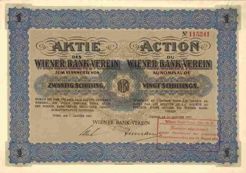 Wiener bankverein bank - bankverein, ca