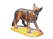Krippenfiguren Holz geschnitzt LEPI Heimatliche Krippe 12 cm,  dazu Schäferhund