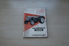193149) David Brown Wahl 750 Farmatic Schlepper Ersatzteilliste 196?