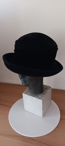 Eleganter damenhut schwarz - eleganter, damenhut,