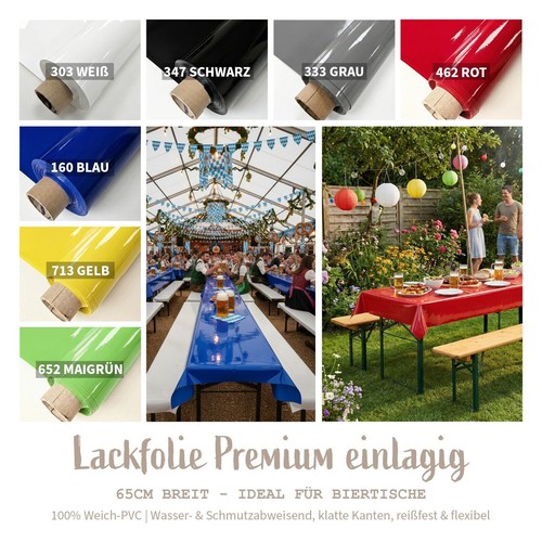 Lackfolie 65cm breit für