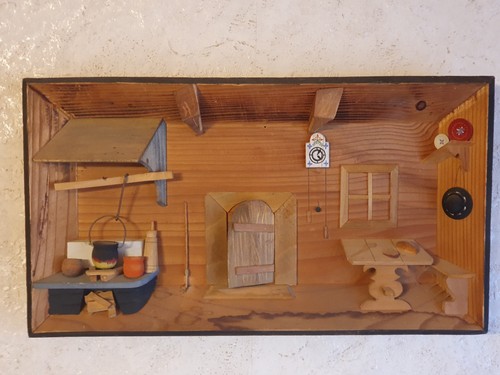 Tolles bild aus holz - d,