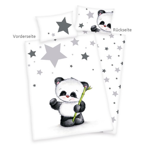 Baby bettwäsche panda bär - panda,
